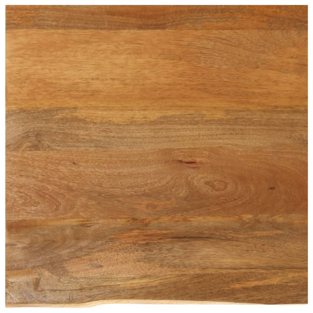 vidaXL bordplade 60x60x2,5 cm naturlig kant massivt mangotræ