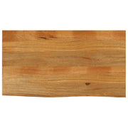 bordplade 100x60x2,5 cm naturlig kant massivt mangotræ