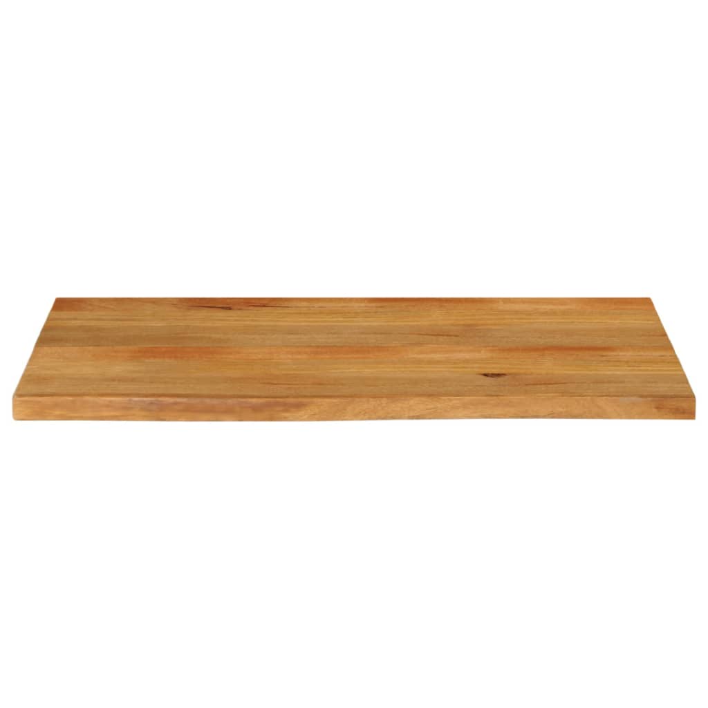 bordplade 100x60x2,5 cm naturlig kant massivt mangotræ