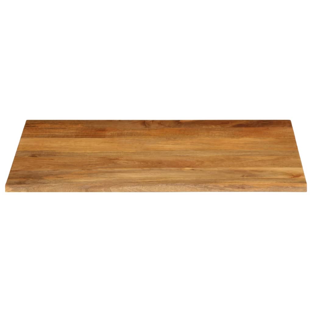 bordplade 90x80x2,5 cm naturlig kant massivt mangotræ