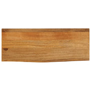 bordplade 80x20x3,8 cm naturlig kant massivt mangotræ