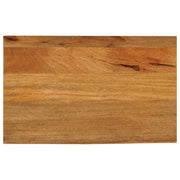 bordplade 50x30x3,8 cm naturlig kant massivt mangotræ