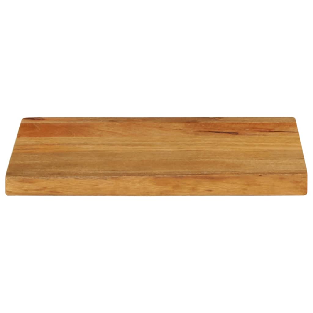 bordplade 50x30x3,8 cm naturlig kant massivt mangotræ