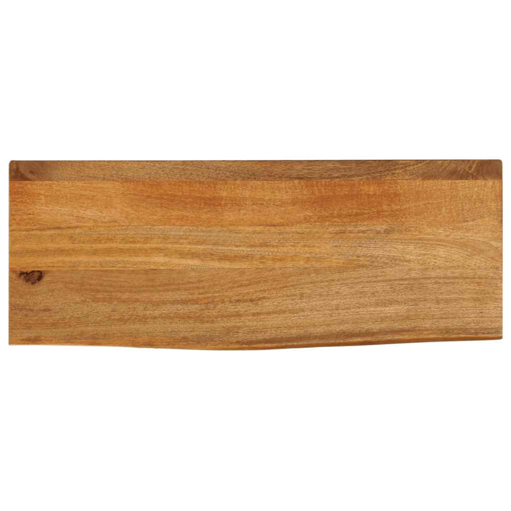 vidaXL bordplade 80x30x3,8 cm naturlig kant massivt mangotræ