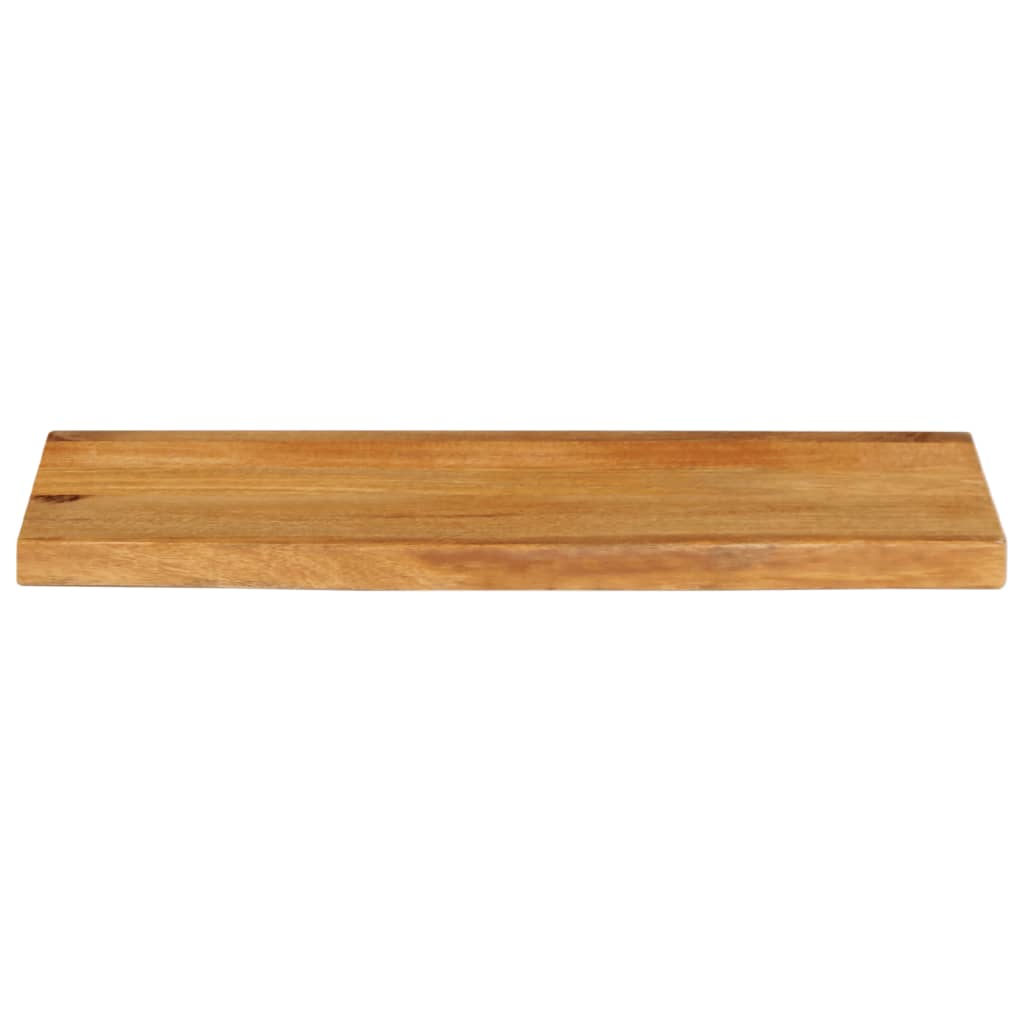 bordplade 90x30x3,8 cm naturlig kant massivt mangotræ
