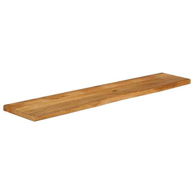 bordplade 160x30x3,8 cm naturlig kant massivt mangotræ
