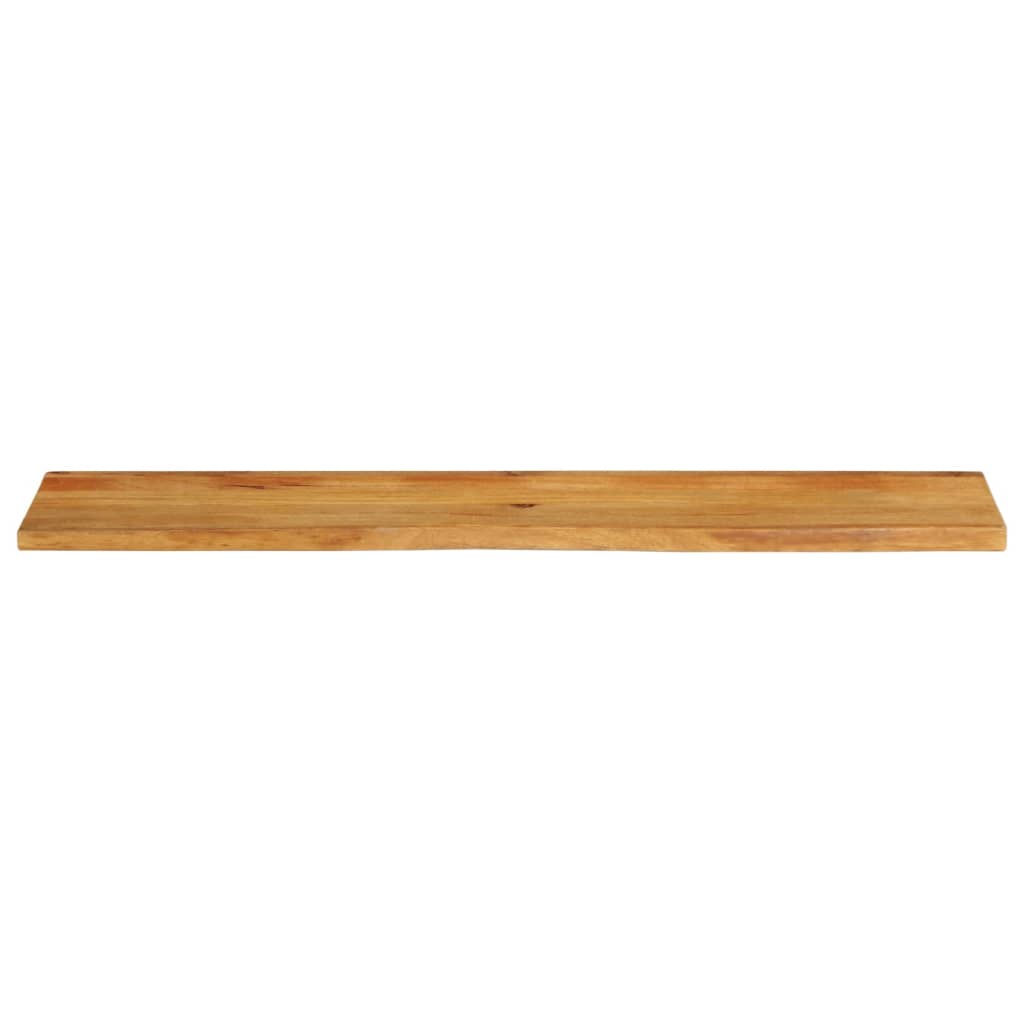 bordplade 160x30x3,8 cm naturlig kant massivt mangotræ