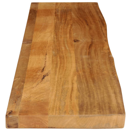 bordplade 160x30x3,8 cm naturlig kant massivt mangotræ