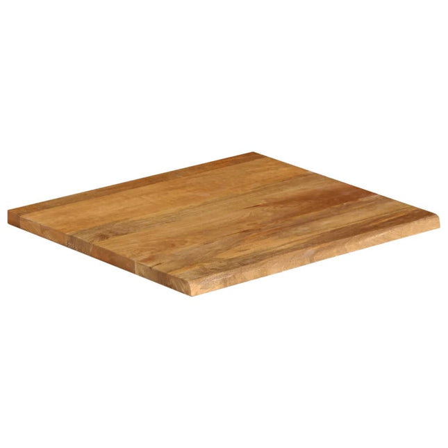 bordplade 40x40x3,8 cm naturlig kant massivt mangotræ