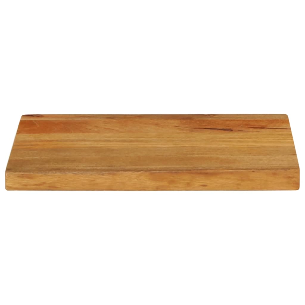 bordplade 60x40x3,8 cm naturlig kant massivt mangotræ