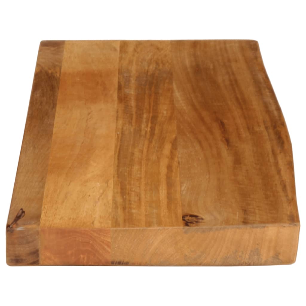 bordplade 70x40x3,8 cm naturlig kant massivt mangotræ
