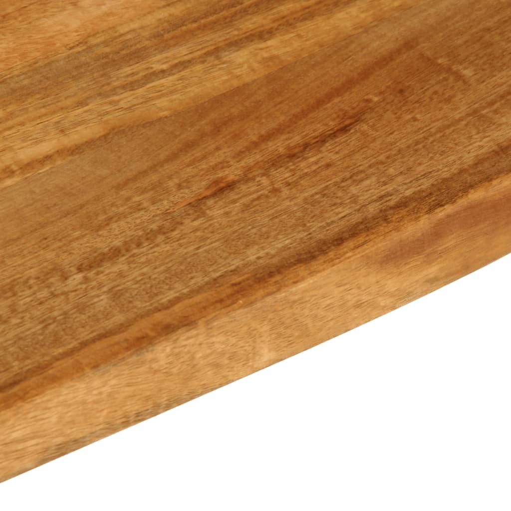 bordplade 80x40x3,8 cm naturlig kant massivt mangotræ
