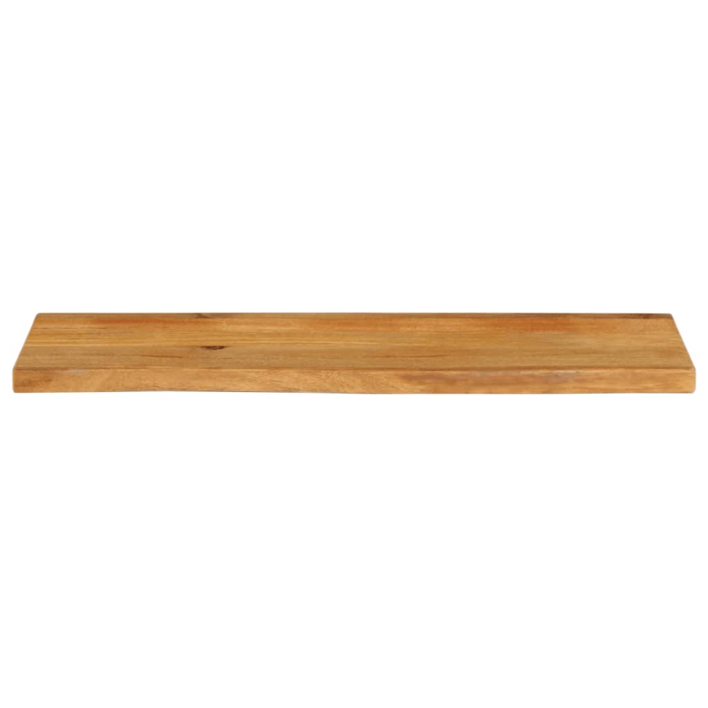 bordplade 100x40x3,8 cm naturlig kant massivt mangotræ