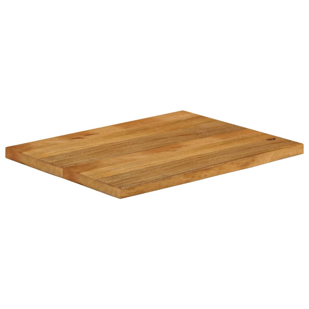 bordplade 80x60x3,8 cm naturlig kant massivt mangotræ
