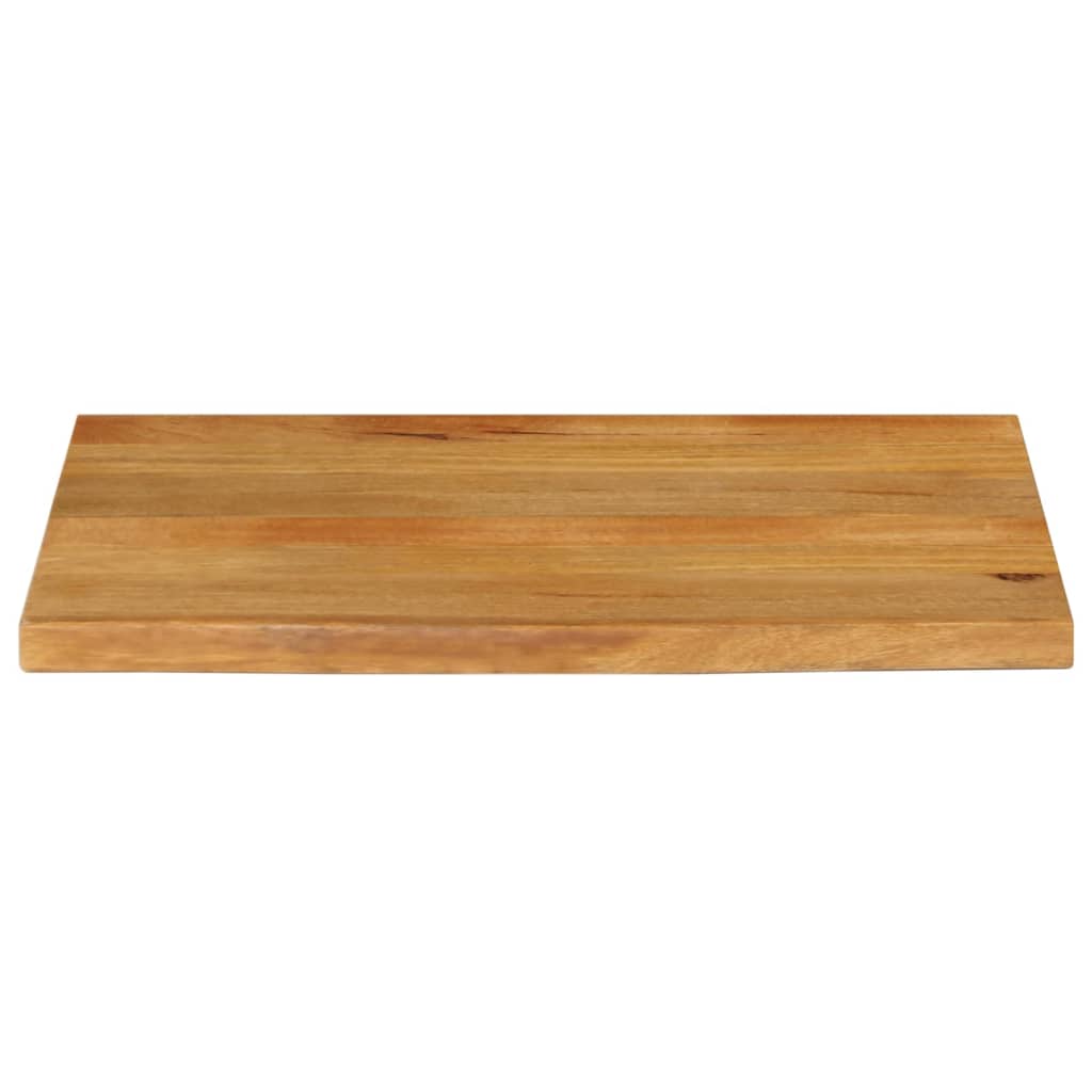 bordplade 80x60x3,8 cm naturlig kant massivt mangotræ