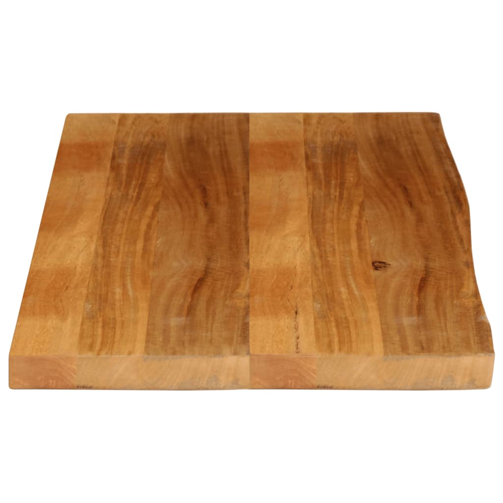 bordplade 120x60x3,8 cm naturlig kant massivt mangotræ