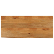 bordplade 140x60x3,8 cm naturlig kant massivt mangotræ