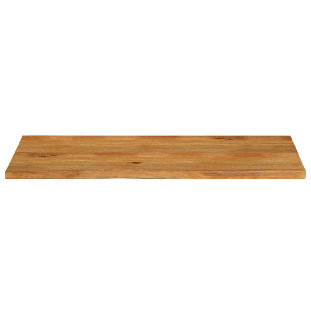 bordplade 140x60x3,8 cm naturlig kant massivt mangotræ