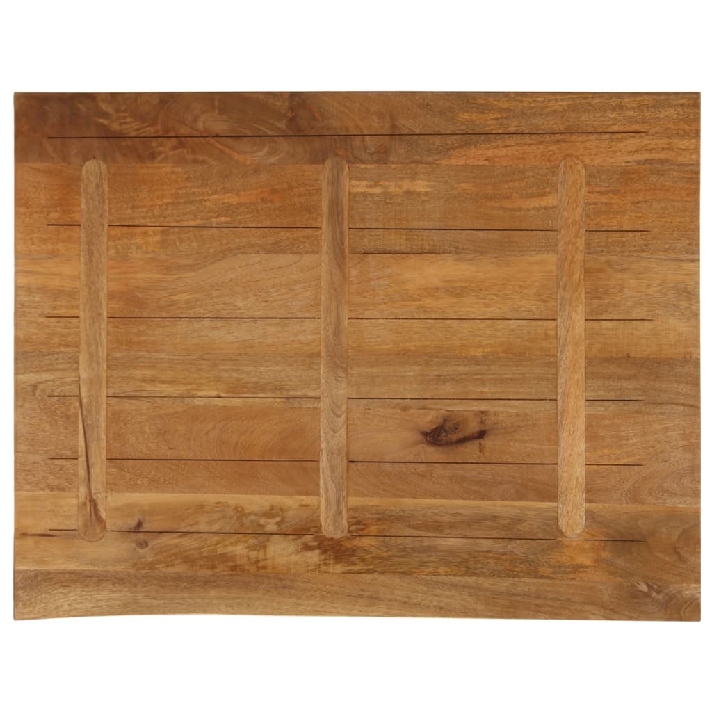 bordplade 100x80x3,8 cm naturlig kant massivt mangotræ