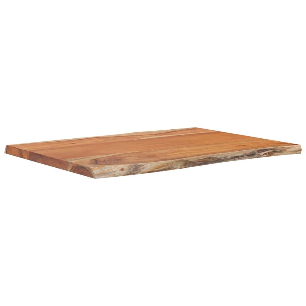 bordplade 50x40x2,5 cm rektangulær massivt akacietræ