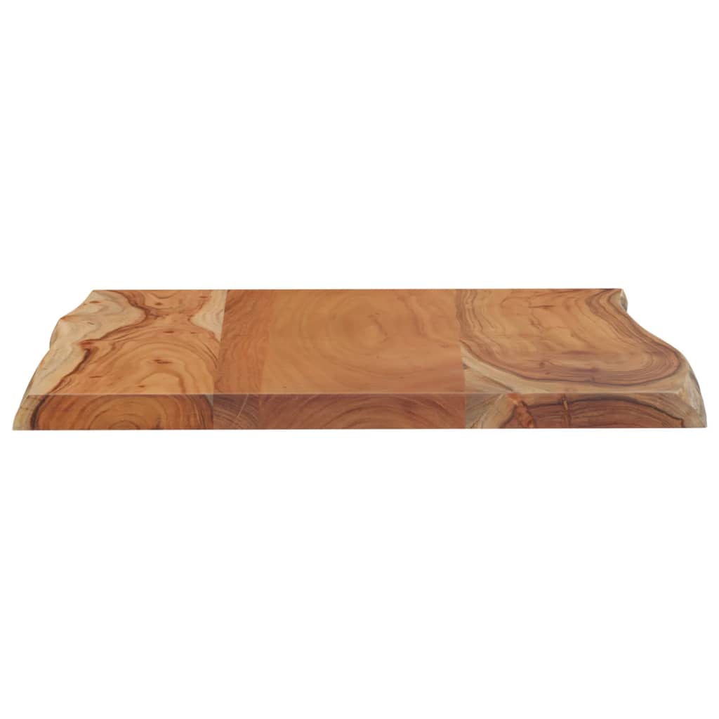 bordplade 50x40x2,5 cm rektangulær massivt akacietræ
