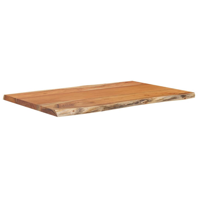 bordplade 60x40x2,5 cm rektangulær massivt akacietræ