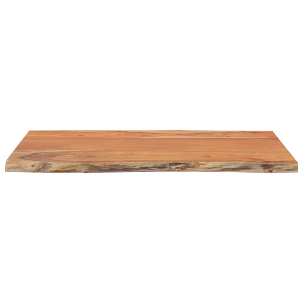 bordplade 60x40x2,5 cm rektangulær massivt akacietræ