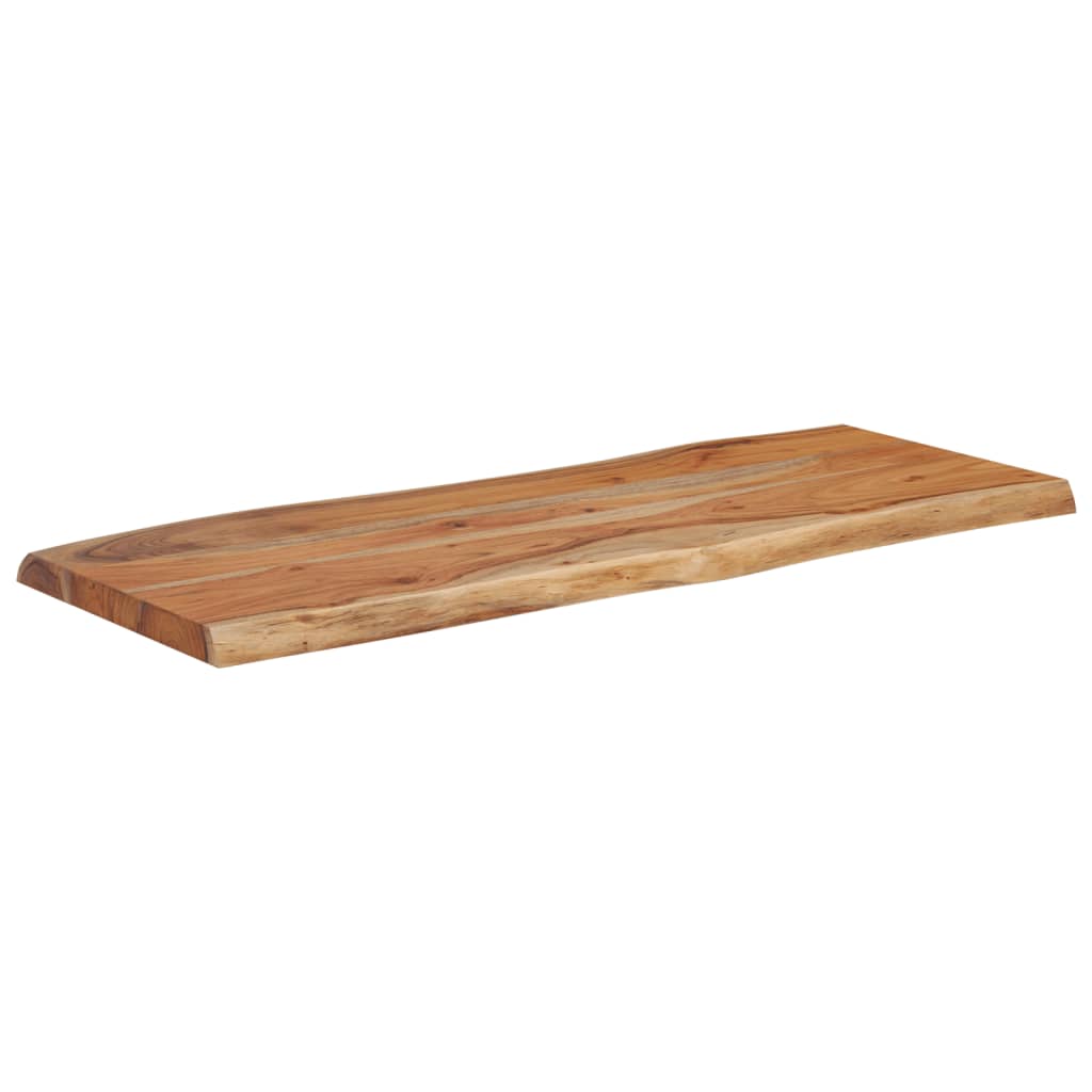bordplade 90x40x2,5 cm rektangulær massivt akacietræ