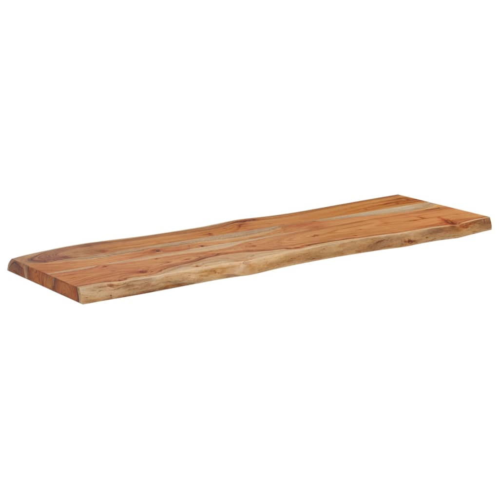 bordplade 110x40x2,5 cm rektangulær massivt akacietræ