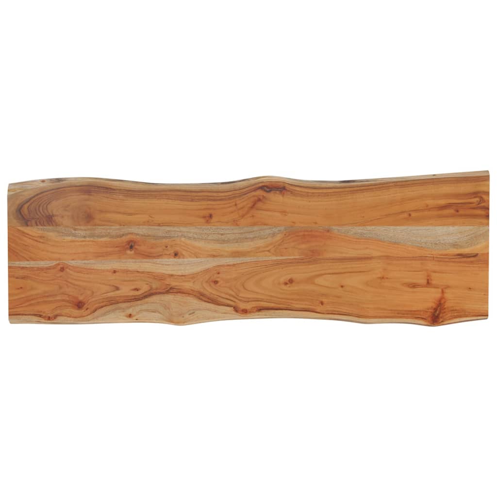 bordplade 110x40x2,5 cm rektangulær massivt akacietræ