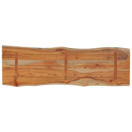bordplade 120x40x2,5 cm rektangulær massivt akacietræ