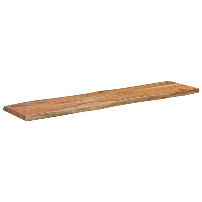 bordplade 140x40x2,5 cm rektangulær massivt akacietræ