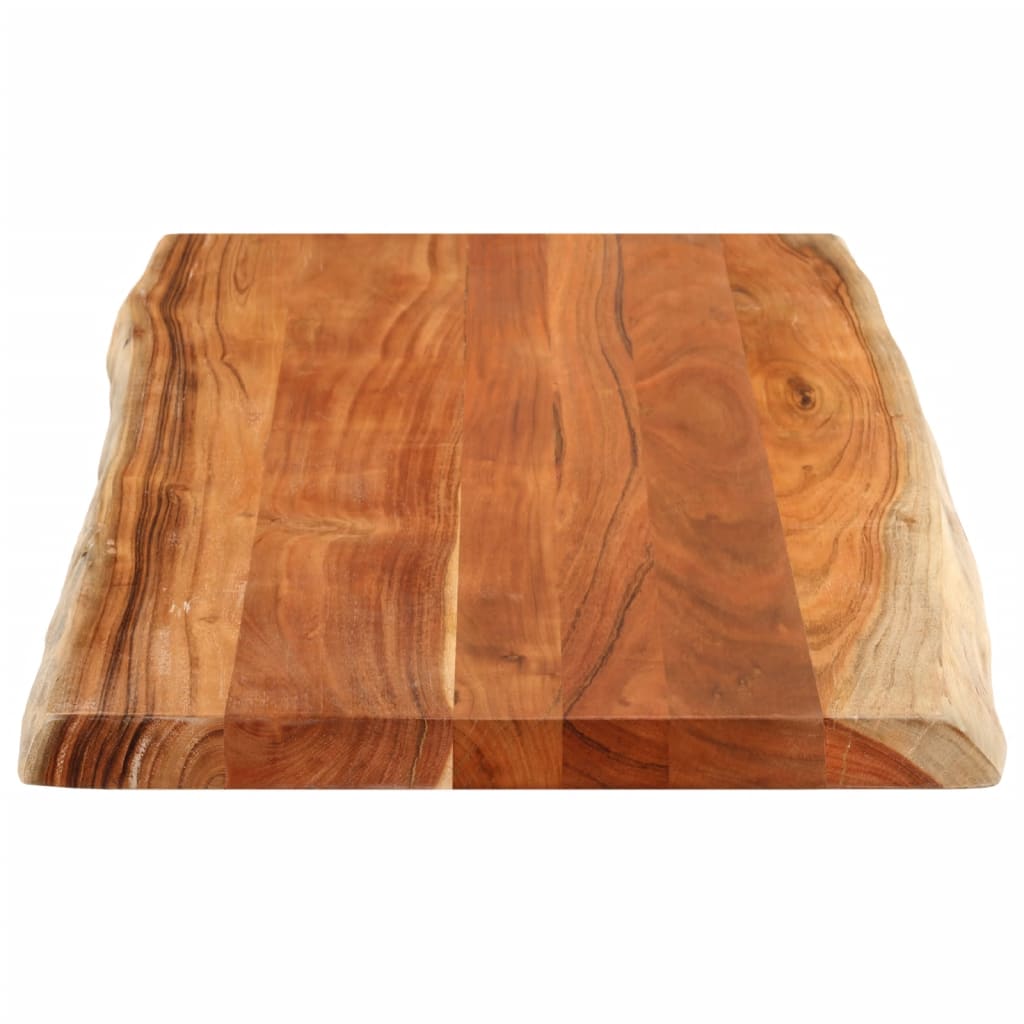 bordplade 100x60x2,5 cm rektangulær massivt akacietræ