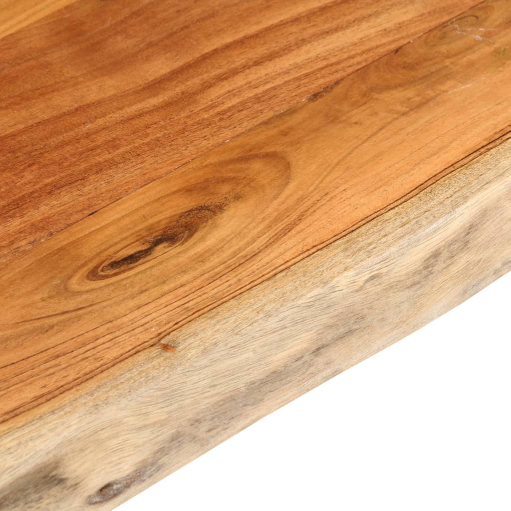 bordplade 100x60x2,5 cm rektangulær massivt akacietræ
