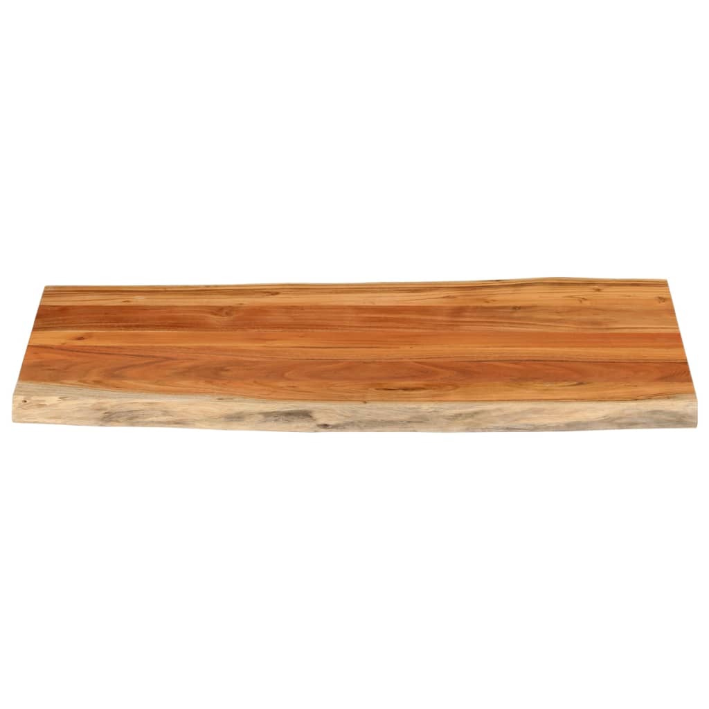 bordplade 110x60x2,5 cm rektangulær massivt akacietræ