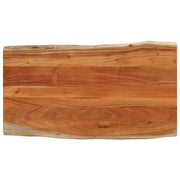 bordplade 120x60x2,5 cm rektangulær massivt akacietræ