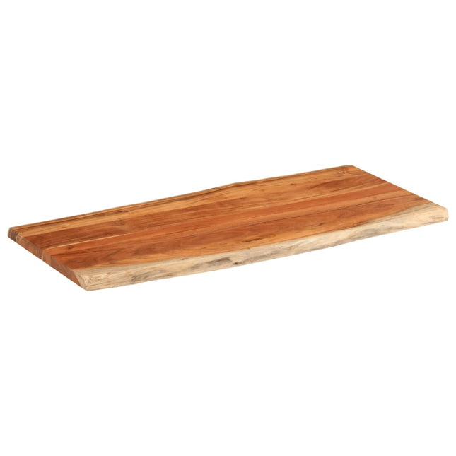 bordplade 140x60x2,5 cm rektangulær massivt akacietræ