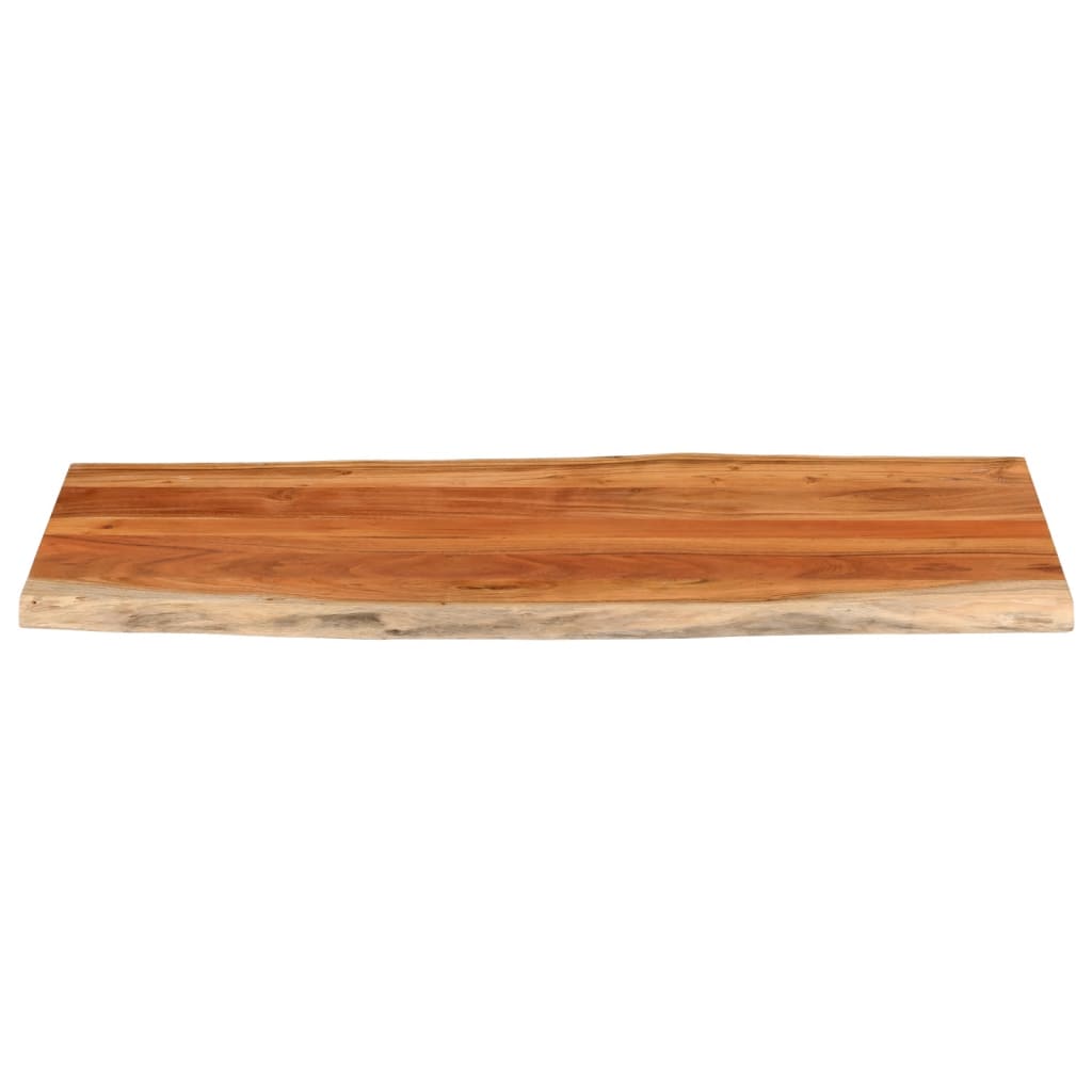 bordplade 140x60x2,5 cm rektangulær massivt akacietræ