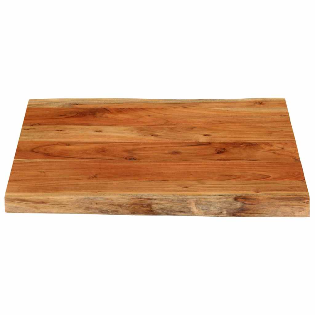 bordplade 80x80x2,5 cm rektangulær massivt akacietræ