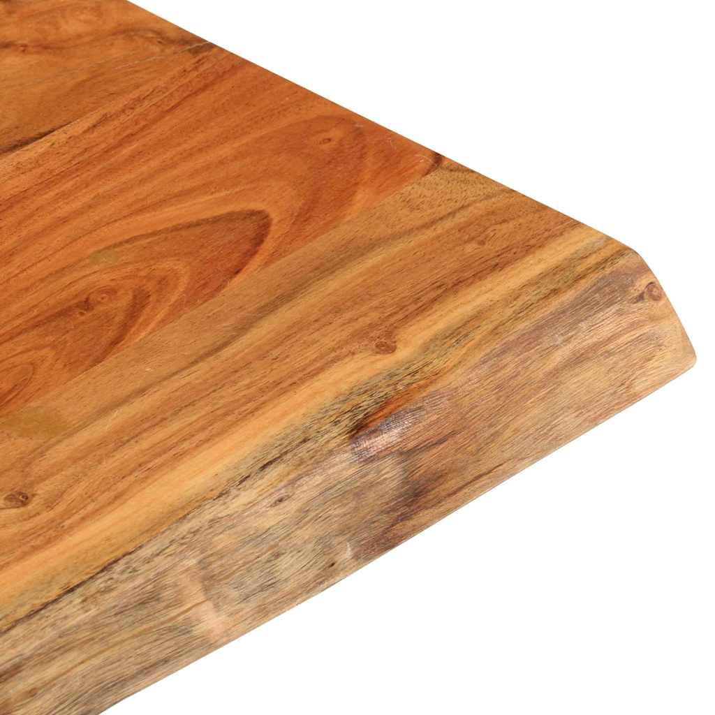 bordplade 80x80x2,5 cm rektangulær massivt akacietræ