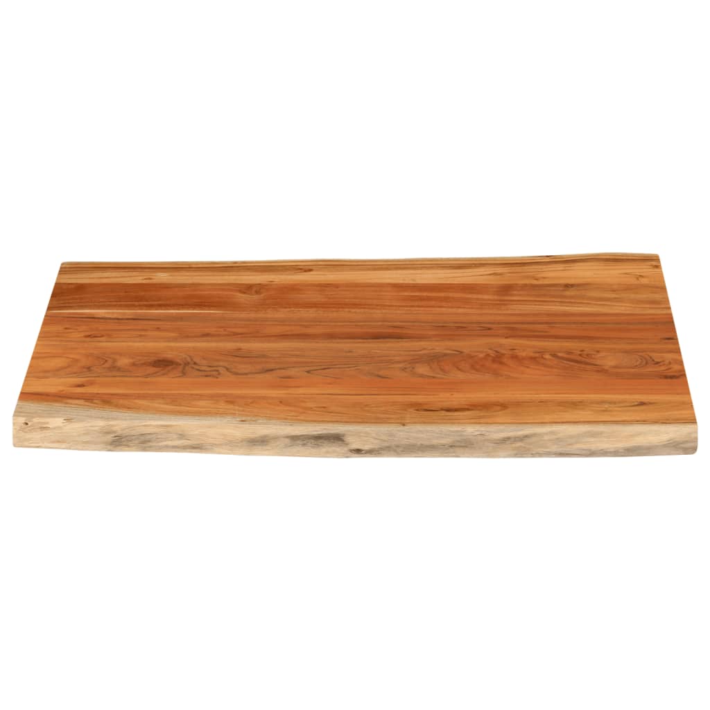 bordplade 110x80x2,5 cm rektangulær massivt akacietræ