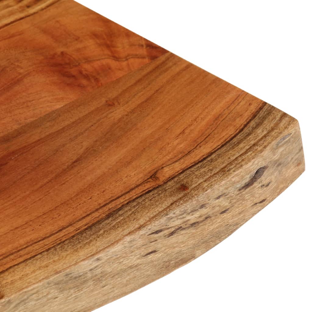 bordplade 60x40x3,8 cm rektangulær massivt akacietræ