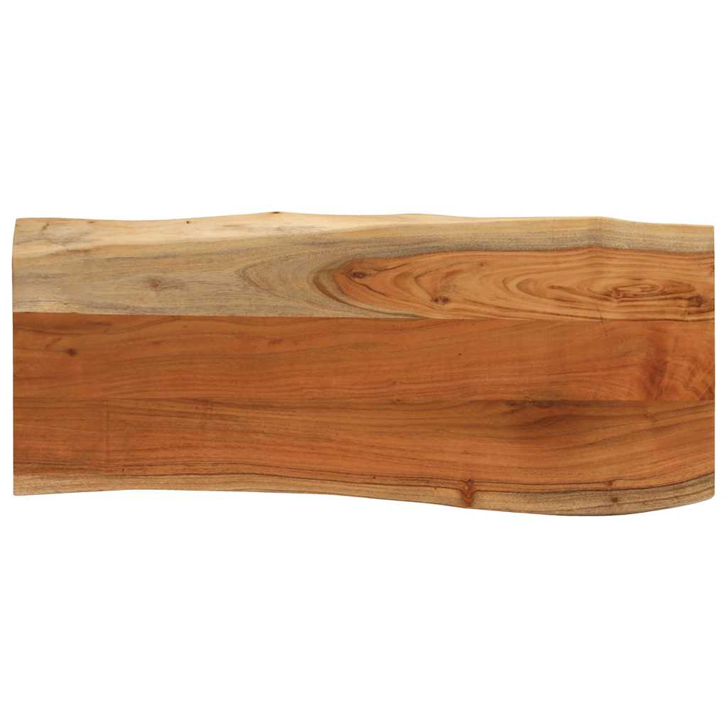 bordplade 90x40x3,8 cm rektangulær massivt akacietræ billede