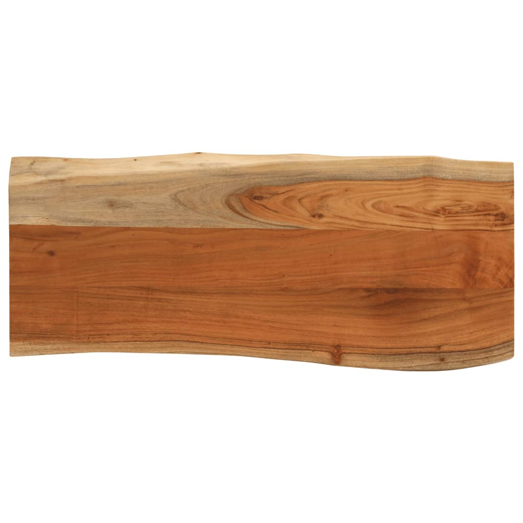 bordplade 100x40x3,8 cm rektangulær massivt akacietræ