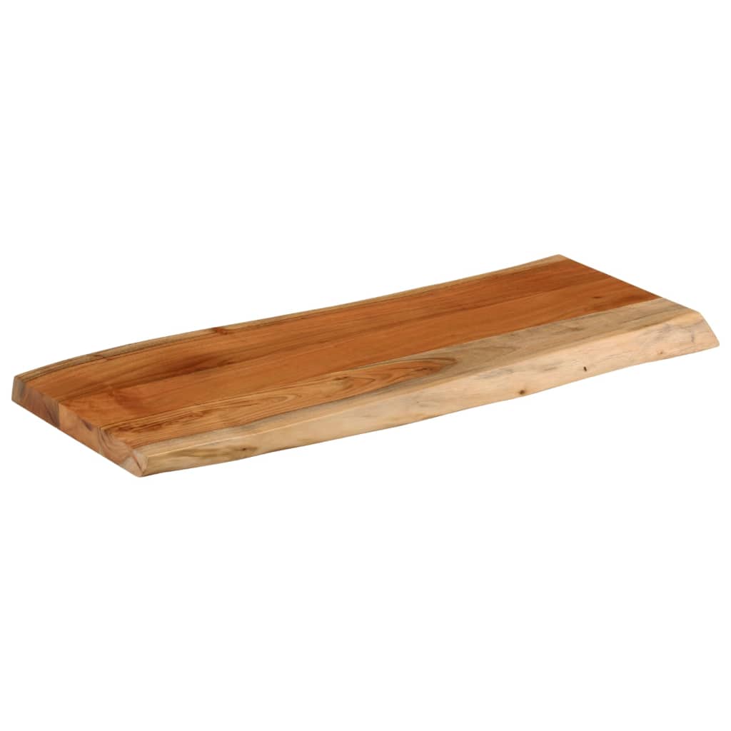 bordplade 100x40x3,8 cm rektangulær massivt akacietræ