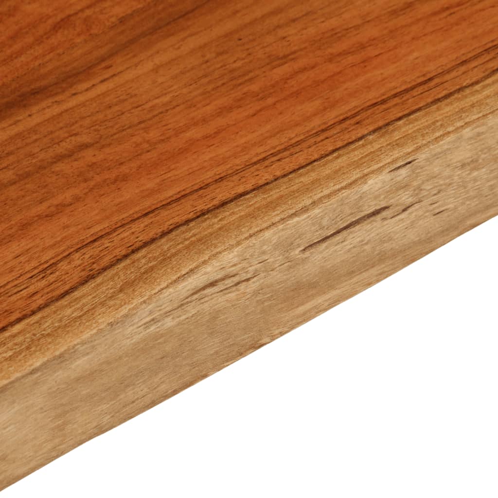 bordplade 100x40x3,8 cm rektangulær massivt akacietræ