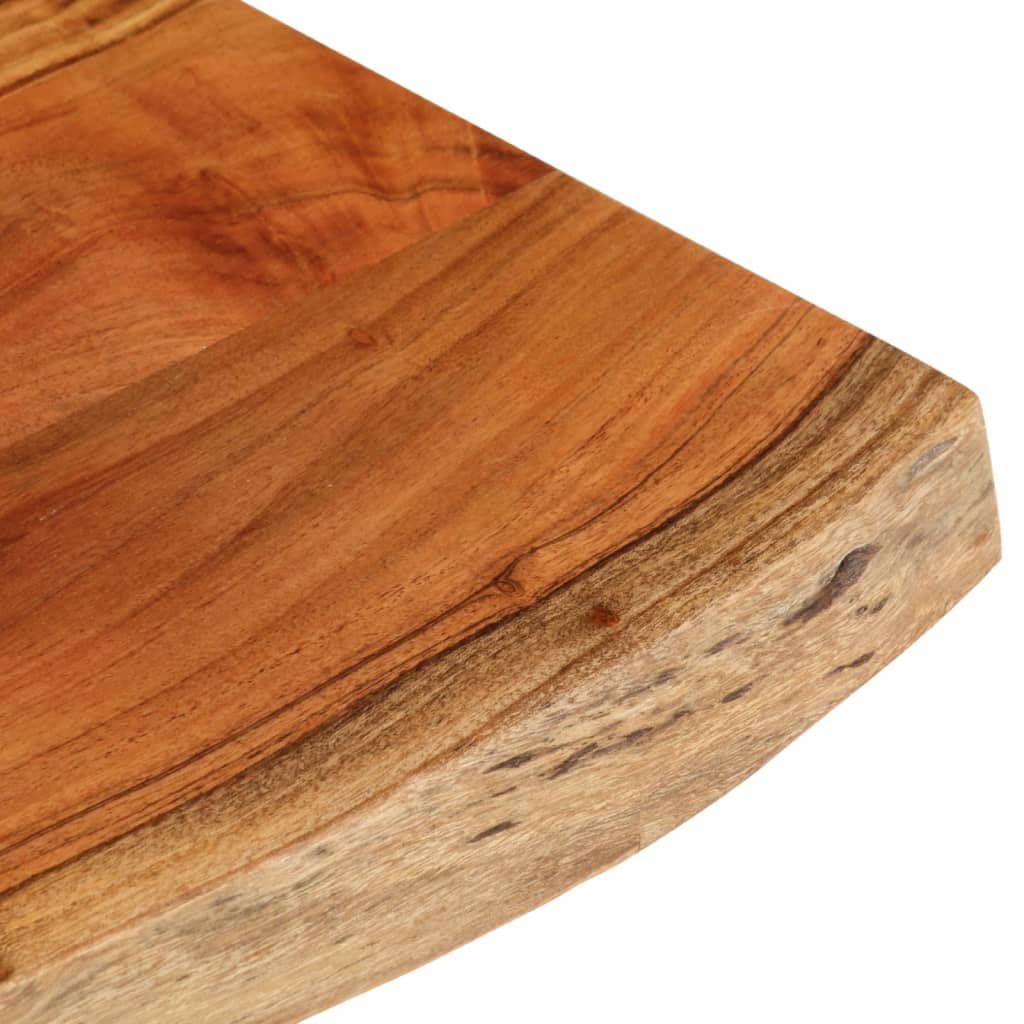 bordplade 100x40x3,8 cm rektangulær massivt akacietræ