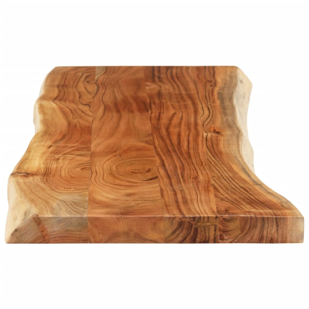 bordplade 120x40x3,8 cm rektangulær massivt akacietræ