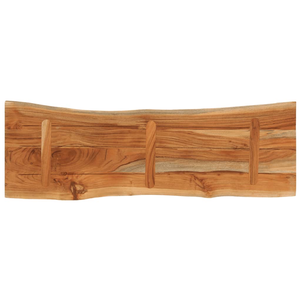 bordplade 120x40x3,8 cm rektangulær massivt akacietræ