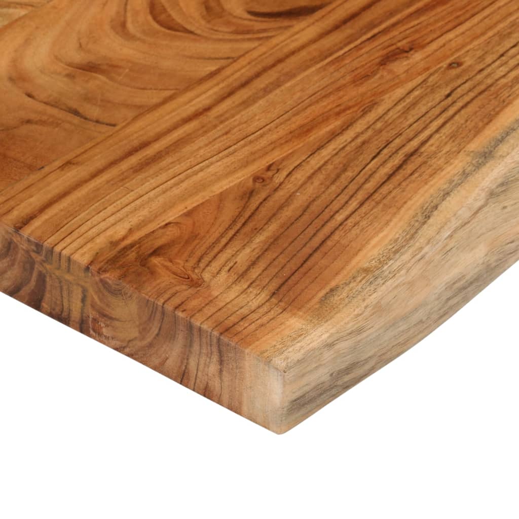 bordplade 120x40x3,8 cm rektangulær massivt akacietræ